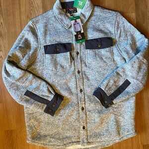 Avalanche Gray and Red Lined Jacket